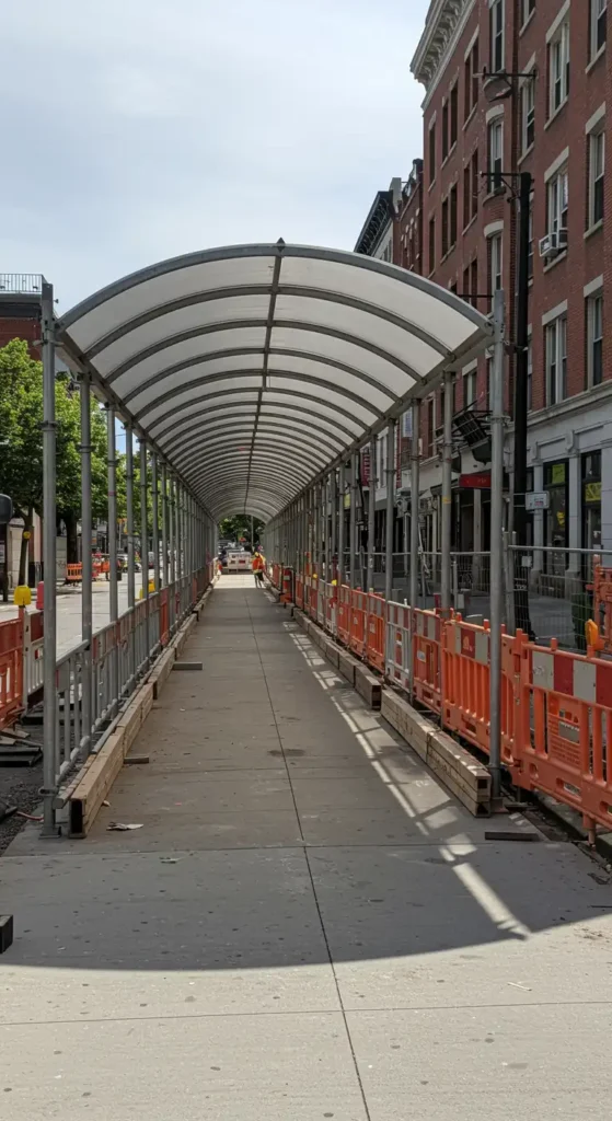 commercial sidewalk construction