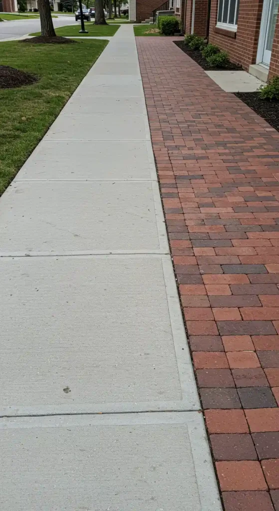 sidewalk construction